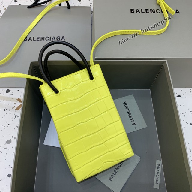 Balenciaga專櫃爆款mini手提購物袋 巴黎世家新潮迷你手機包 fyj1570